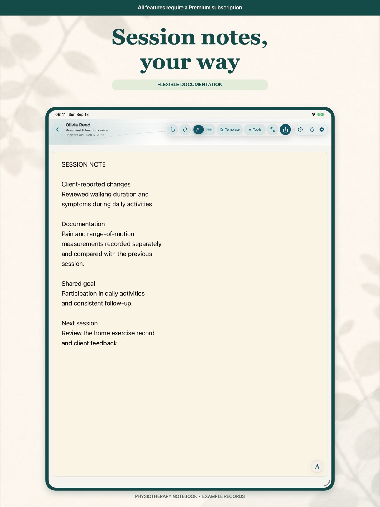 Screenshot 10 of Physiotherapy Notebook