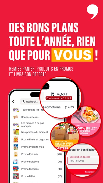 Monoprix.fr Courses iPhone screenshot 5 - Shopping app