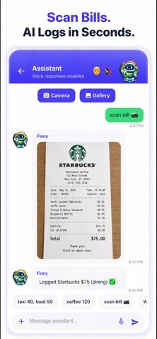 Budget App: AI Expense Tracker Screenshot 3 of 10