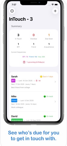 inTouch Buddies screenshot