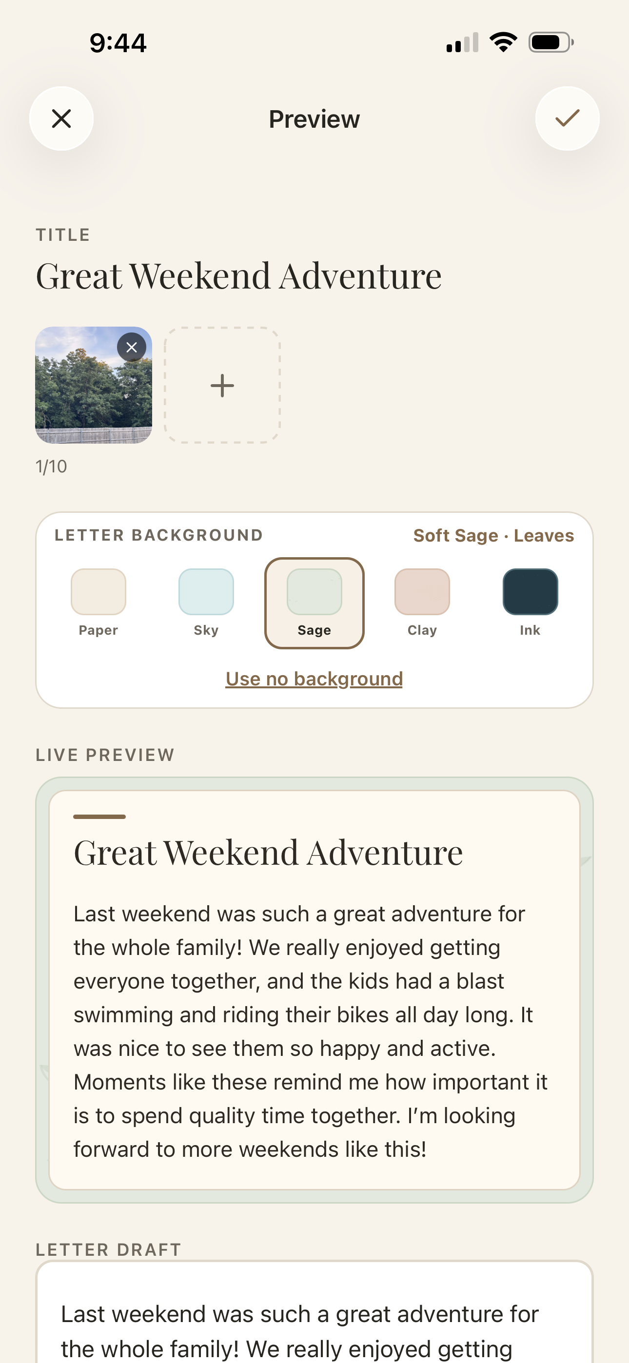 KinLetter screenshot 6