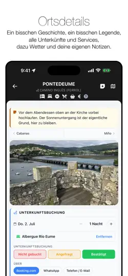 Screenshot von Wise Pilgrim Camino Inglés auf dem iPhone 3