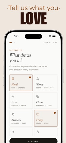 ScentPass iPhone screenshot