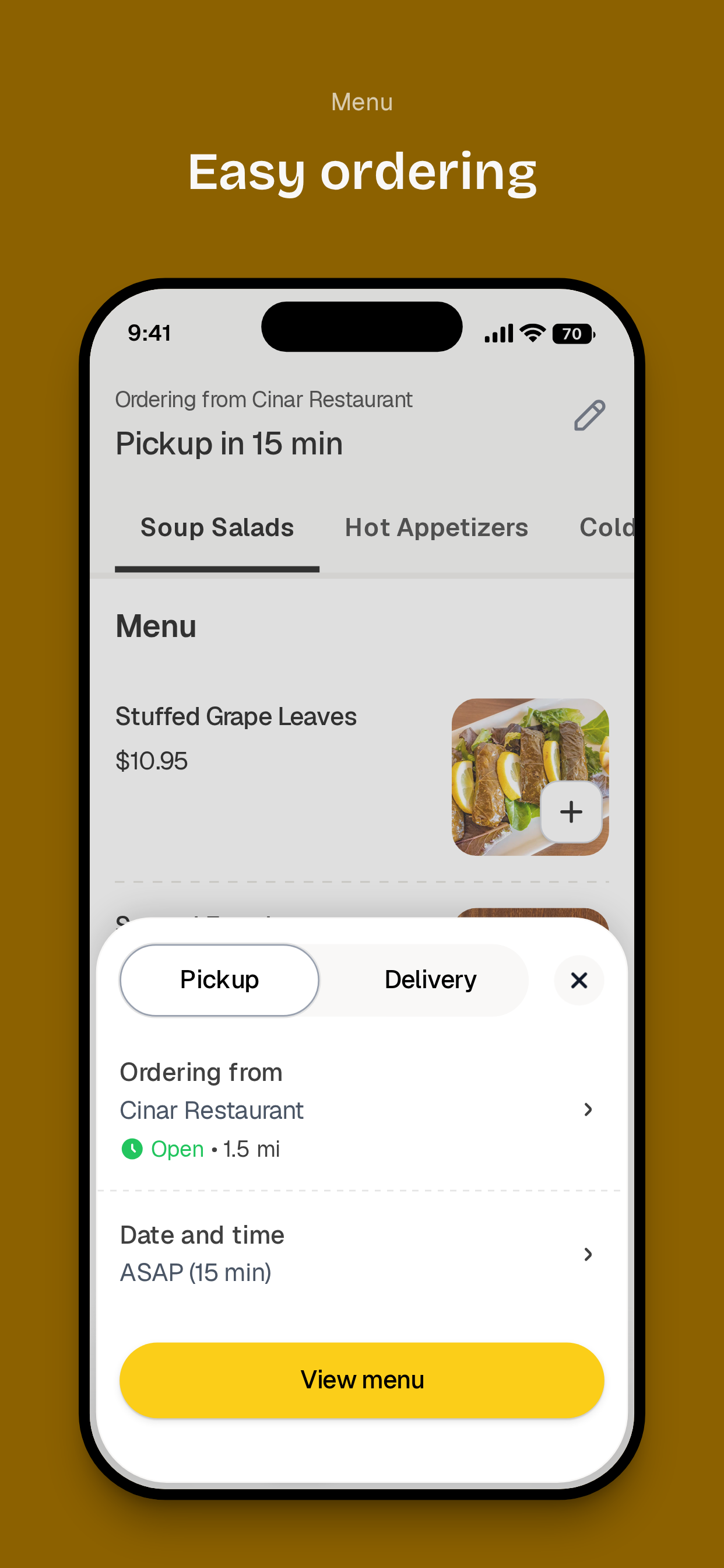 Cinar Mediterranean Restaurant screenshot 3