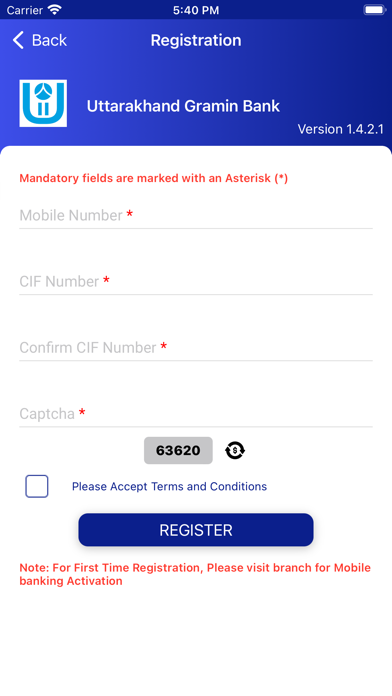 UTGB MOBILE BANKING Screenshot