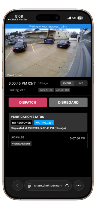 CHeKT Verifier Screenshot 7 of 8