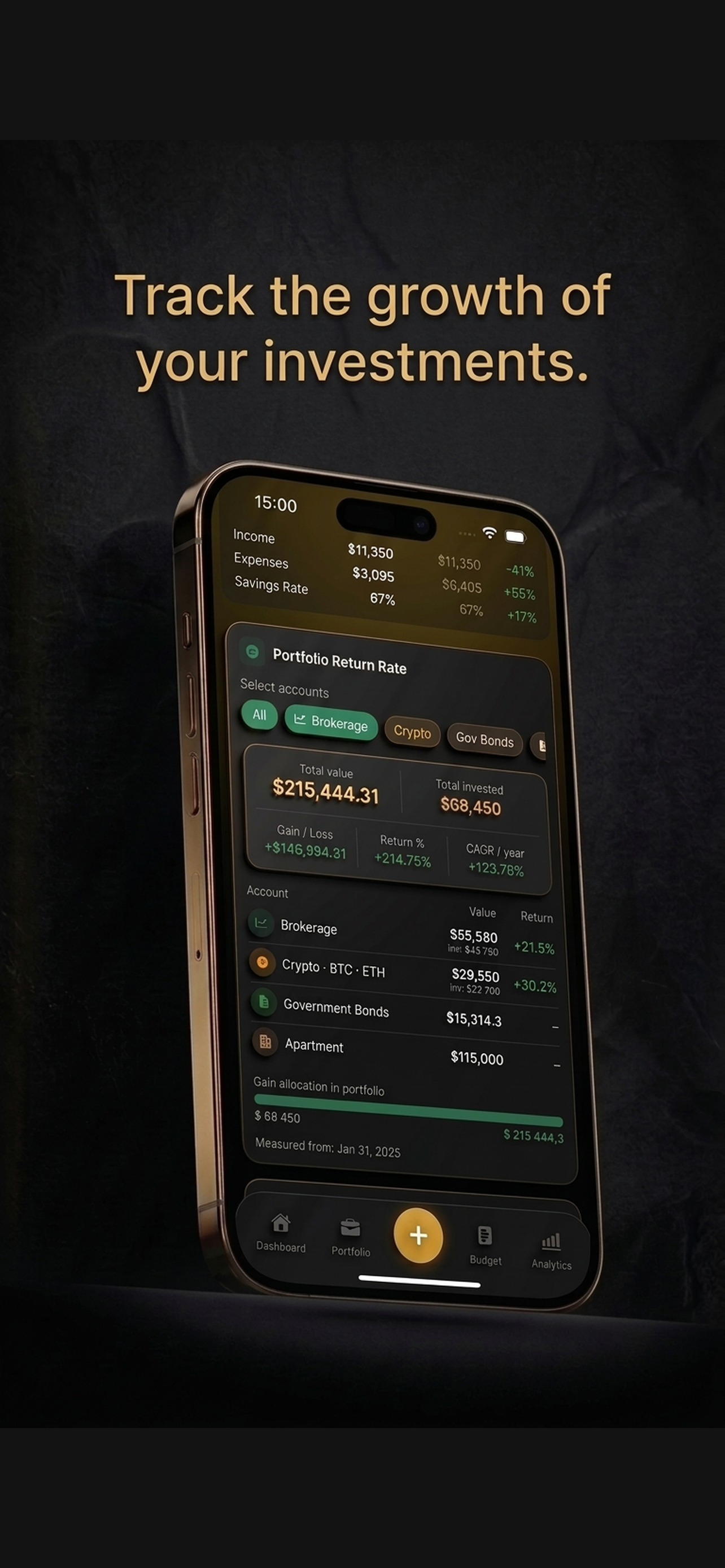 BeWealthy - Net Worth Tracker screenshot 4