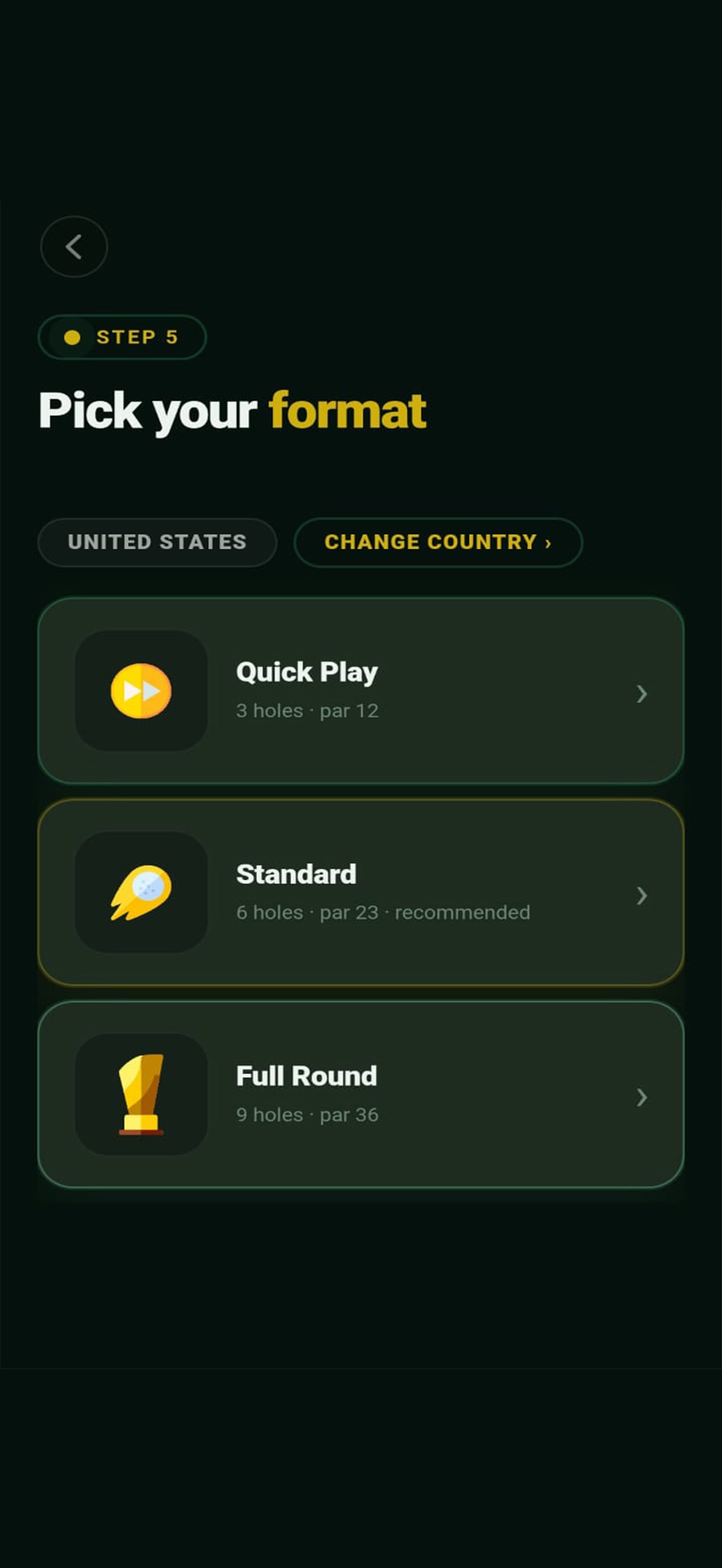 Screenshot 2 of GolfSwing: TV Golf Game