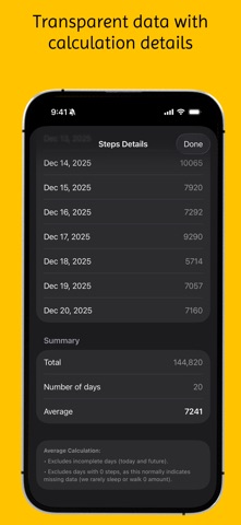 Fitness Streaks screenshot