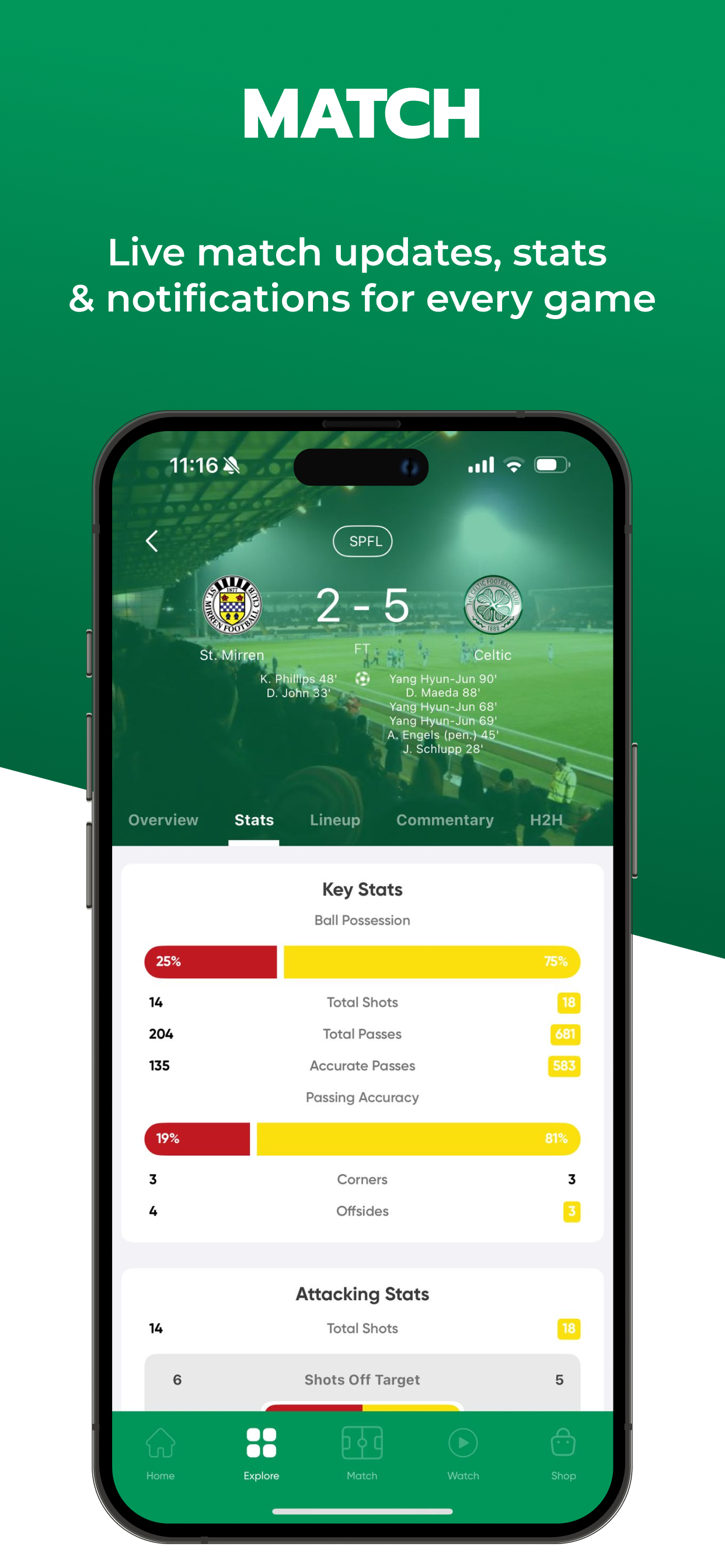 Celtic1967 - Live Scores screenshot 5