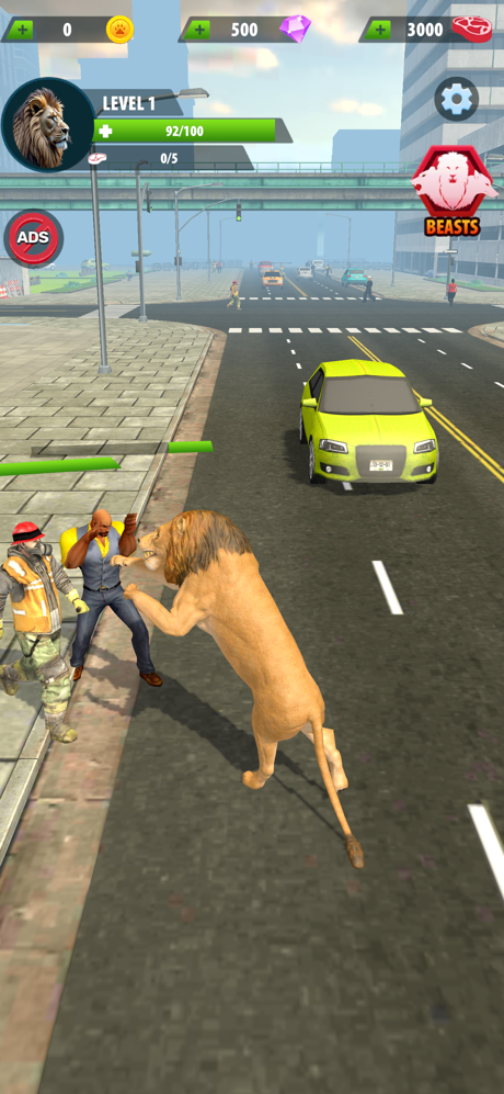 Lion Attack Animal Survival 3D screenshot 6