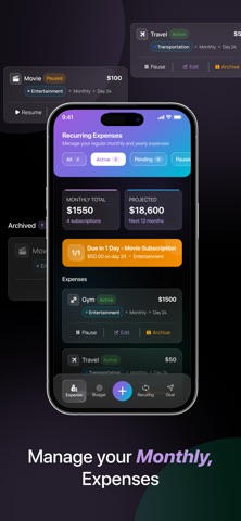 Expenzia - Budget & Expense screenshot