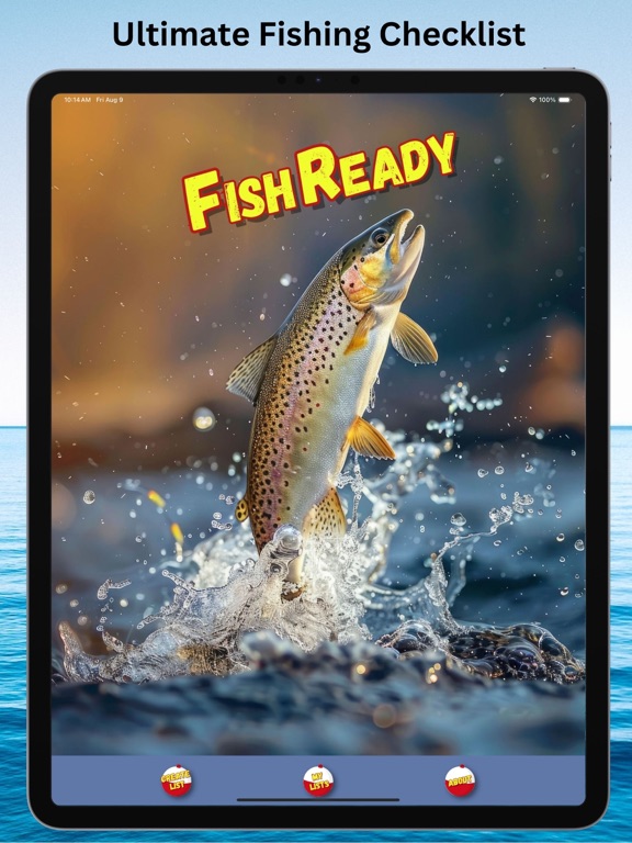FishReady iPad screenshot 1 - Sports app