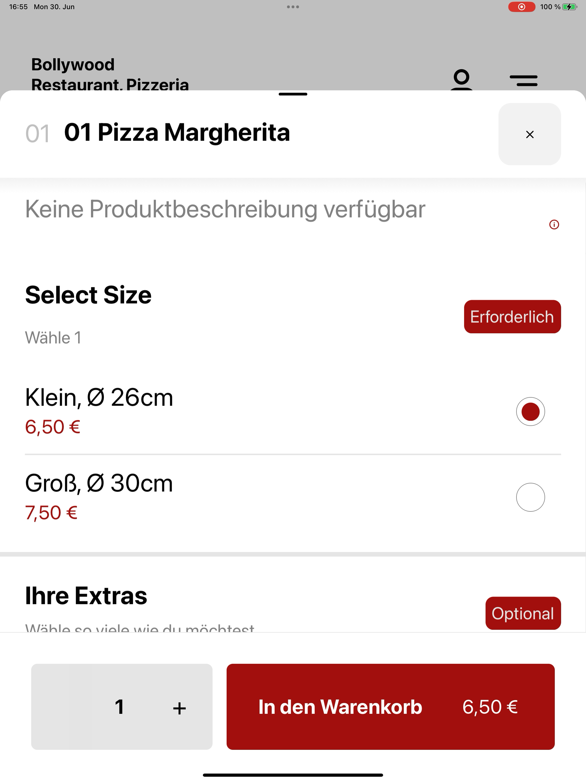Bollywood Restaurant Pizzeria screenshot 8
