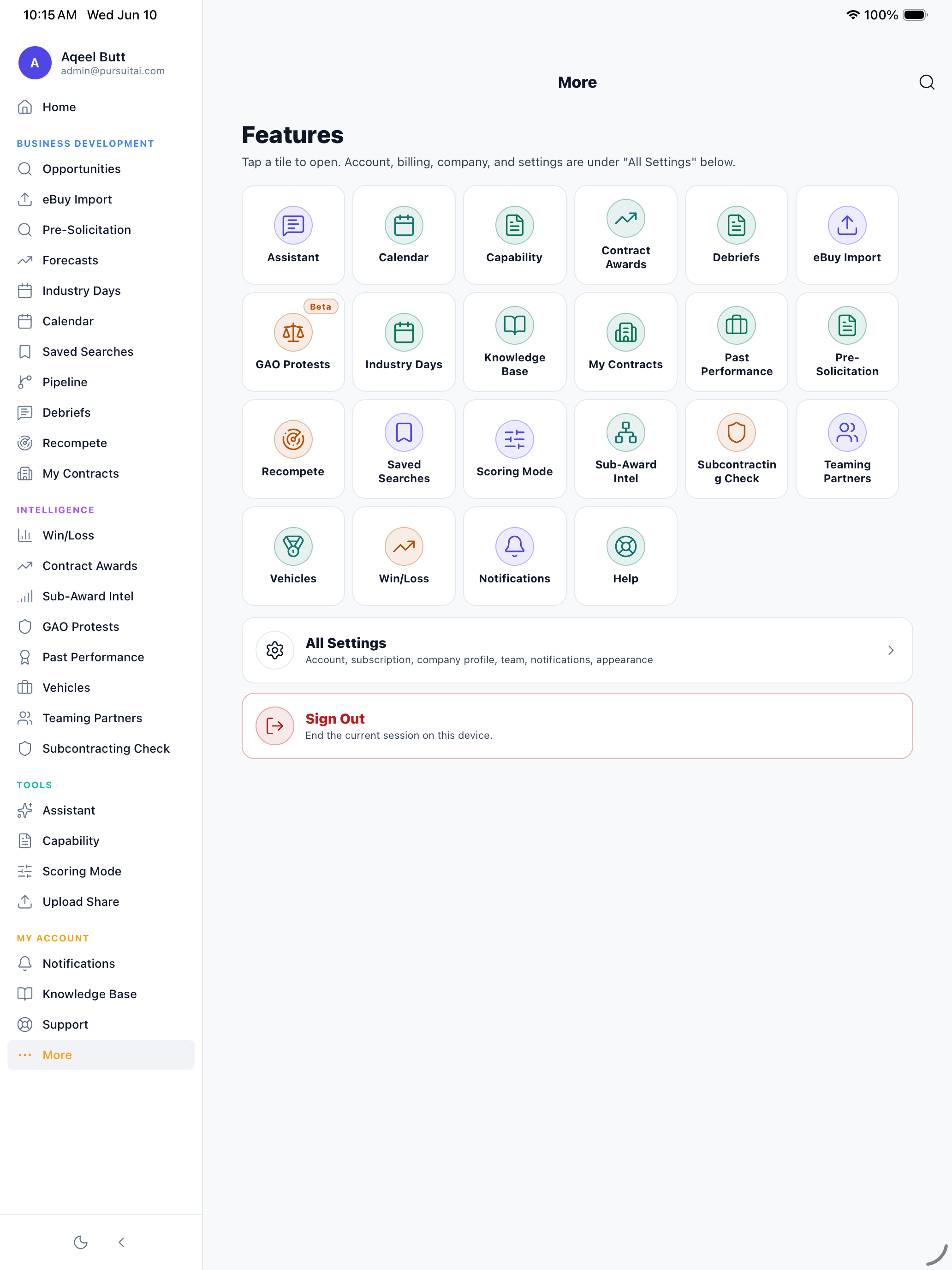 PursuitAI GovCon screenshot 21