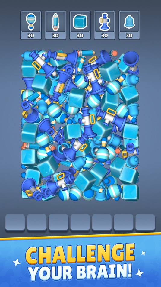 #3. Triple Object Match 3d Game (iOS) Podle: Wahab Ahmad