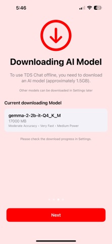 TDS Chat Screenshot 5 of 5