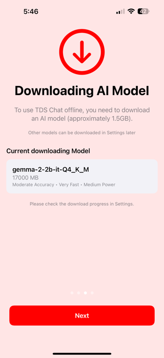 TDS Chat Screenshot 5 of 5