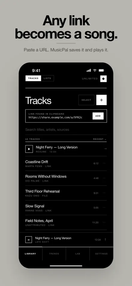 MusicPal screenshot 1