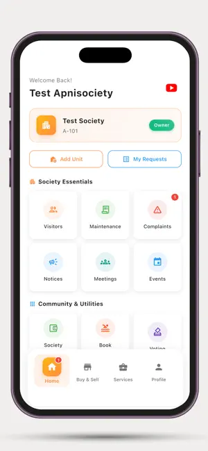 ApniSociety- Smart Society App screenshot 1