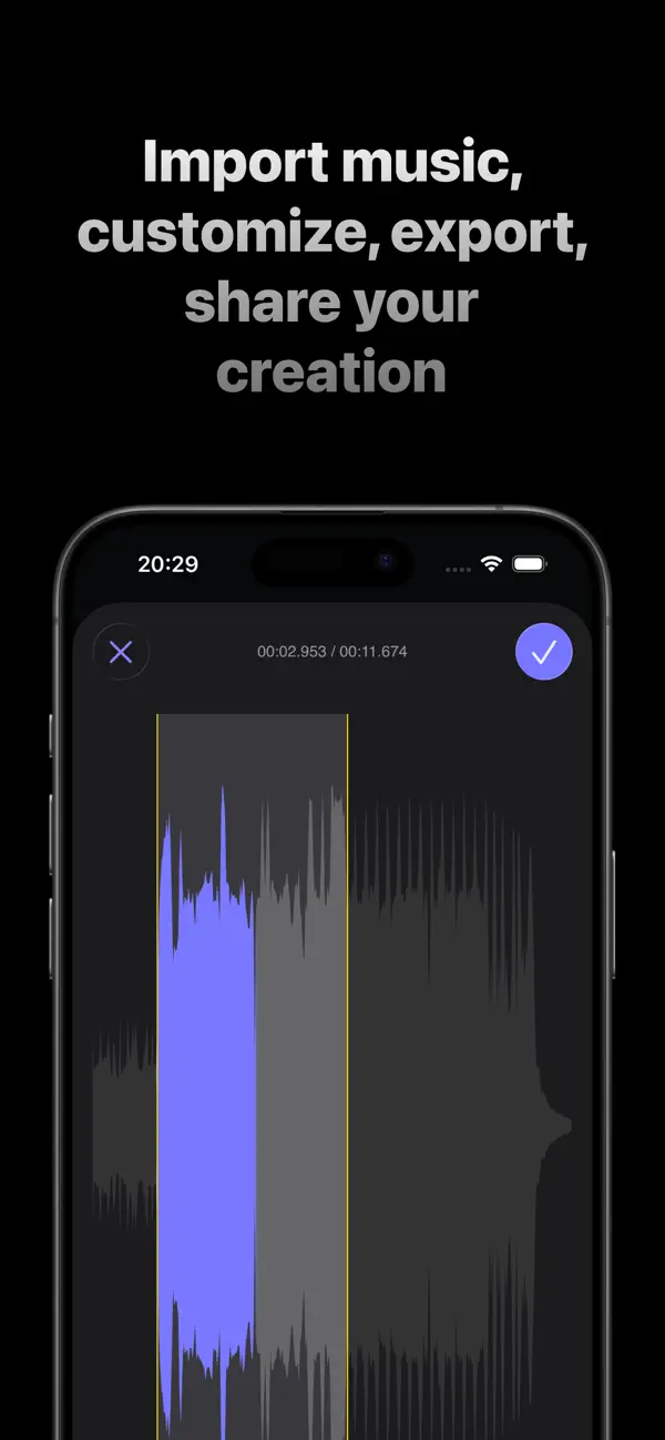 #3. Vibely - Music Visualizer (iOS) By: Aibek Mazhitov