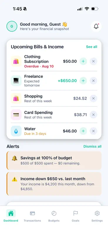 MintMonitor: Budget Planner screenshot 7 of 9