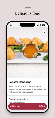 Windham Restaurant iPhone screenshot