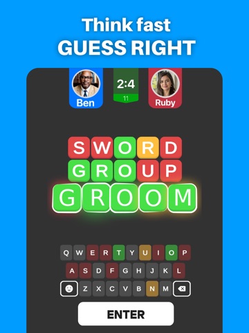 Word Battle Online iPad screenshot