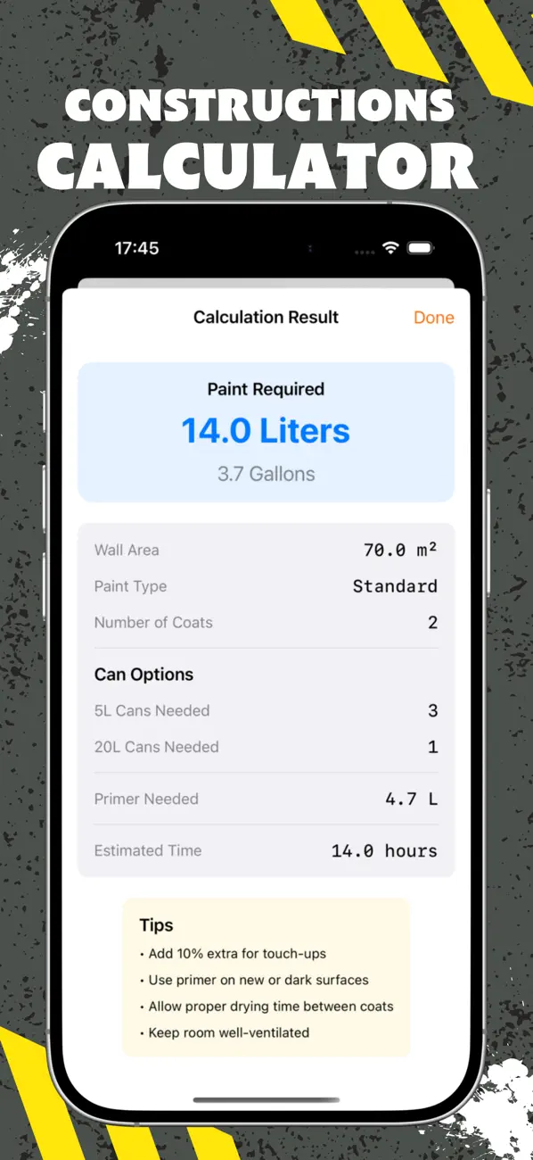 Screenshot #3 pour Construction Calculator Pro  2