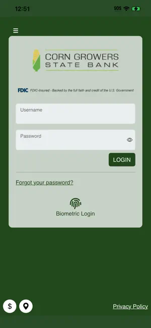 Corn Growers State Bank Mobile screenshot 1