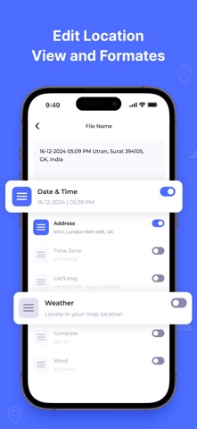 Photostamp - GPS Map Camera screenshot