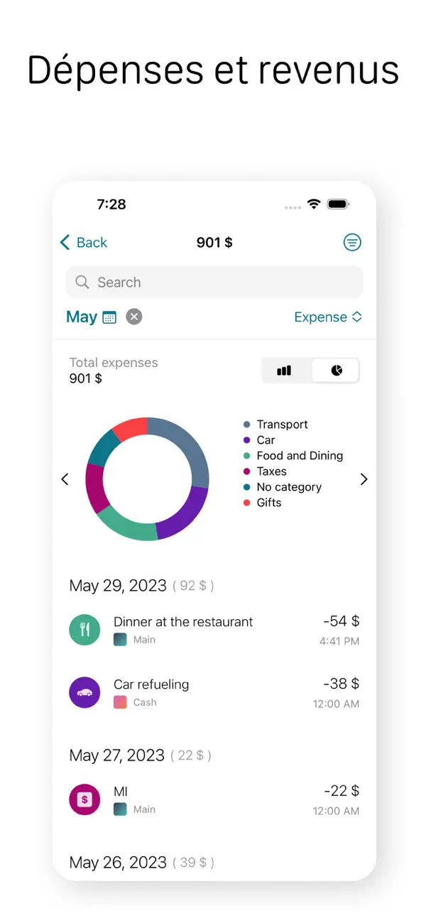 Screenshot #3 pour Gestion du budget et dépenses