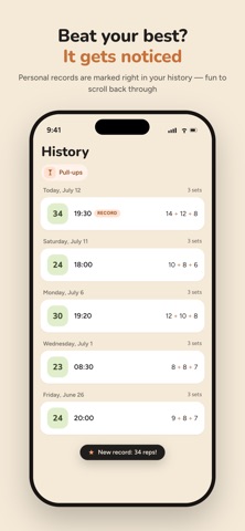 Sportiary: Workout Tracker Screenshot 4 of 5