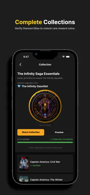 Aluvo: Movie Tracker & Coins screenshot 4