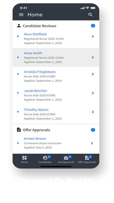 Screenshot #1 pour iCIMS Mobile Hiring Manager