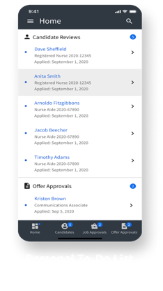 iCIMS Mobile Hiring Manager screenshot 1