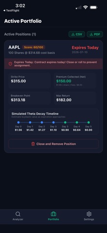 CoveredProfit: Covered Calls Screenshot 2 of 8