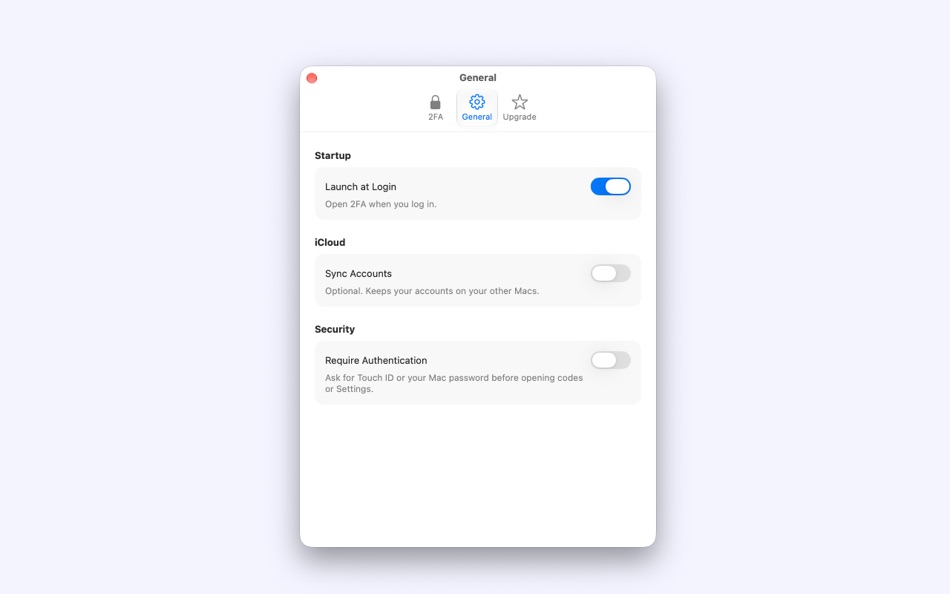 #3. 2FA Authentication Code (macOS) di: Gabriel Sgroi