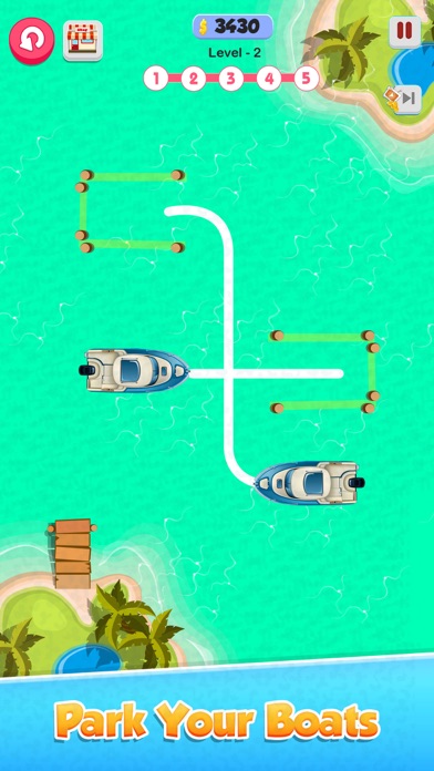 ボート駐車場: 交通脱出自動車教習所ゲームのおすすめ画像3