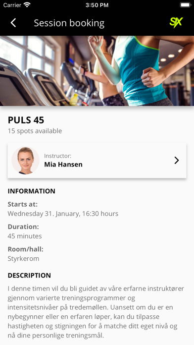SIX Trening Screenshot