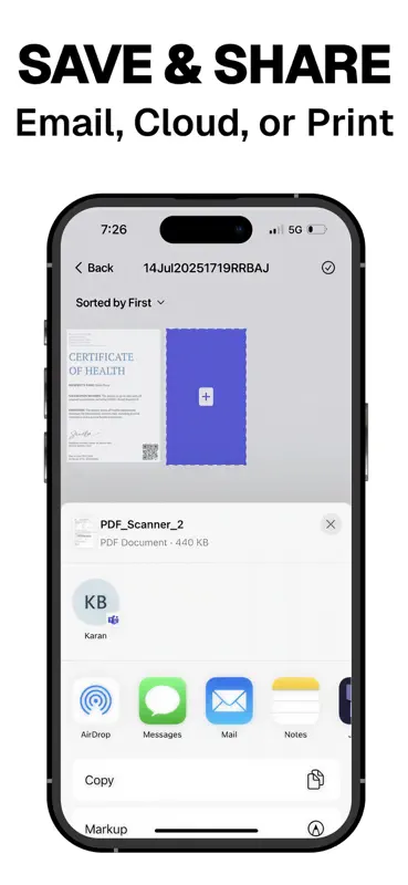 Scanner App · Documents to PDF screenshot 8 of 8