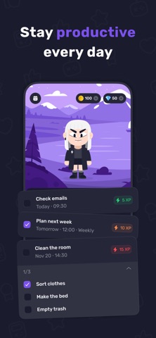 Evolvy: Tasks & Habits tracker Screenshot 1 of 5