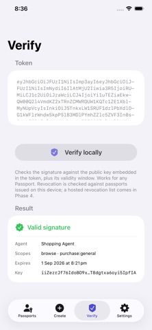 Passport.ai iPhone screenshot