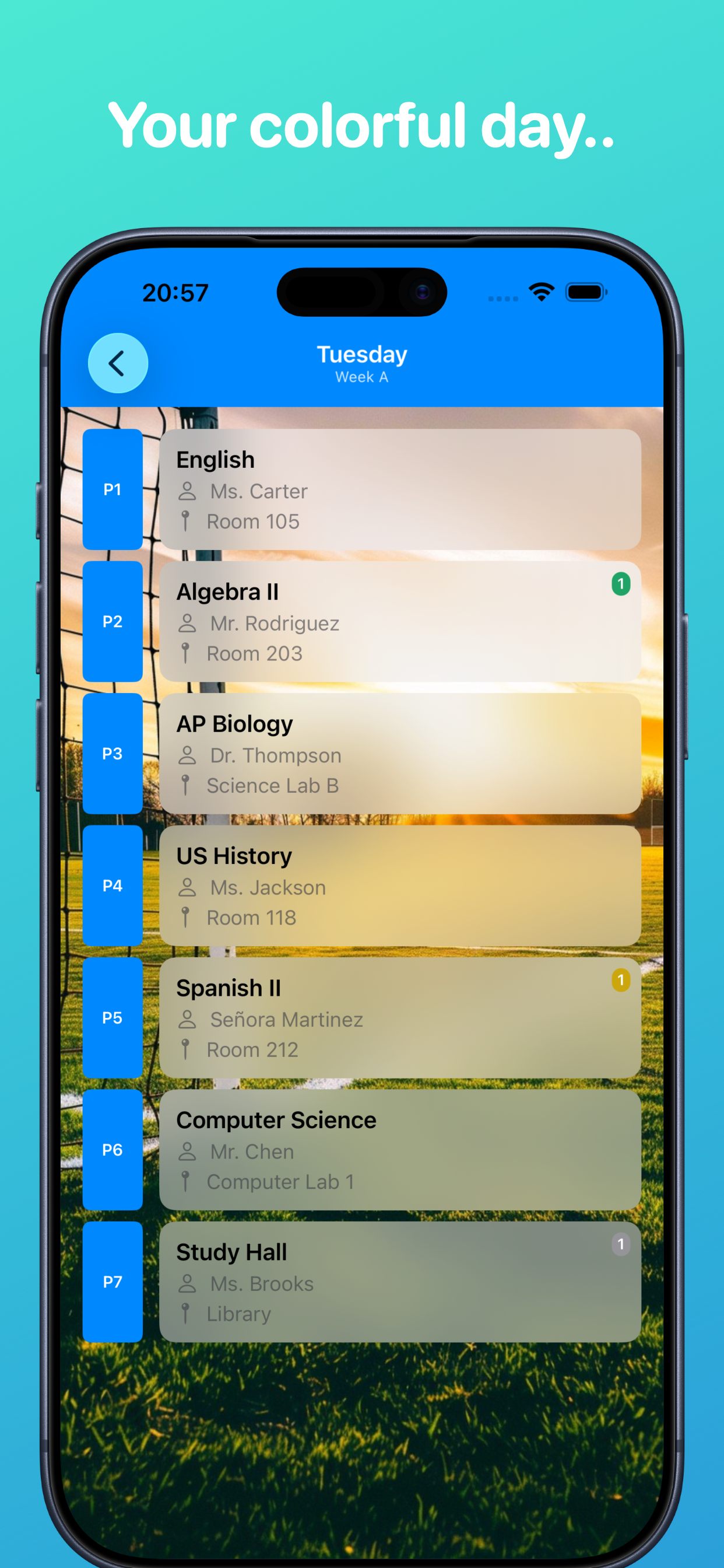 Schedule & Assignment: 2wks screenshot 2