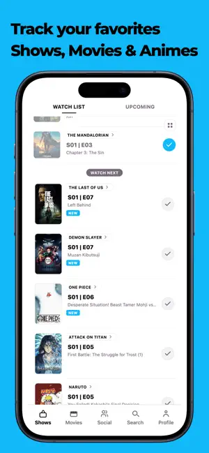 Neetpick - Track My TV Time screenshot 1