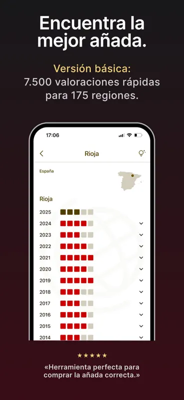Vino: Añadas y Valoraciones screenshot 1 of 7