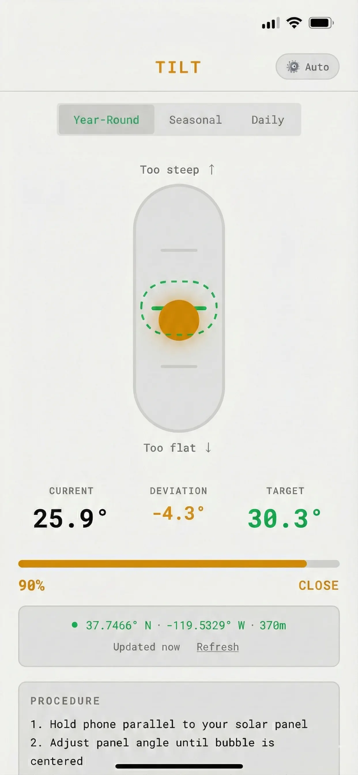 #5. TiltSync (iOS) di: Daniel Smith