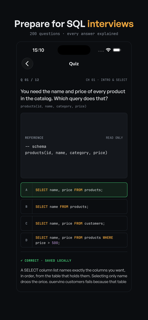 SQLPrep: Learn SQL & Practice screenshot 2