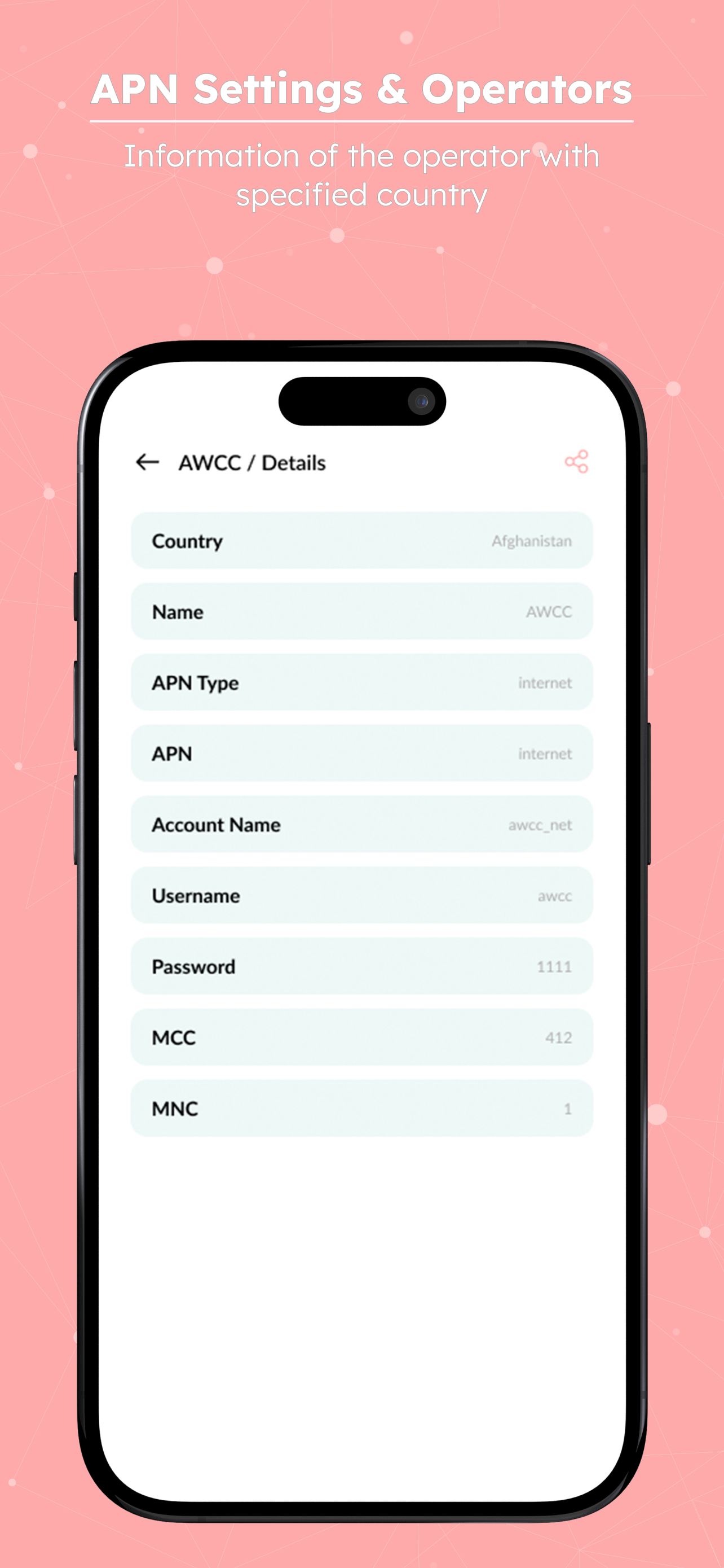 APN Settings & Operators