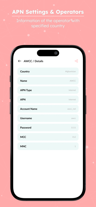 APN Settings & Operators Screenshot 8 of 8